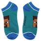 Minecraft Characters 5 Pair Ankle Socks - Minecraft Bioworld