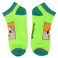Minecraft Characters 5 Pair Ankle Socks - Minecraft Bioworld