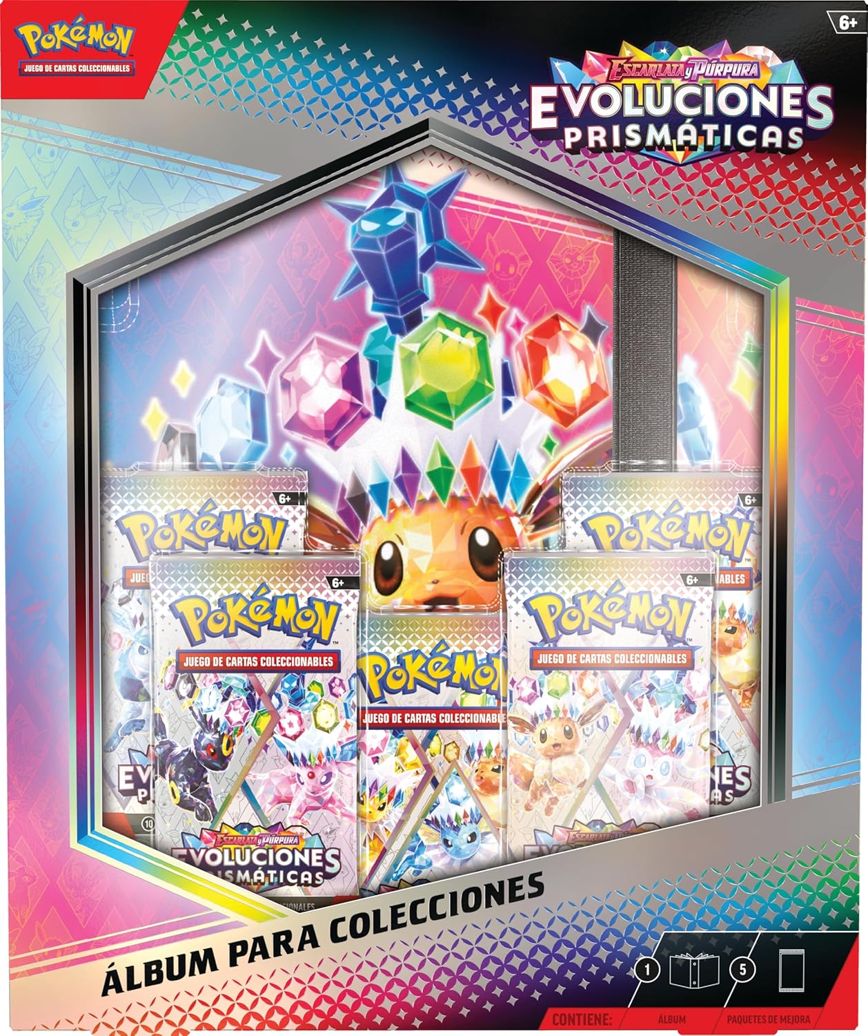 Binder Collection (Español)  - Evoluciones Prismaticas: Pokemon TCG