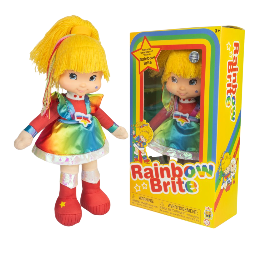 Rainbow Brite 12” Plush Doll Dress-Up Edition - Loyal Subjects Rainbow Brite