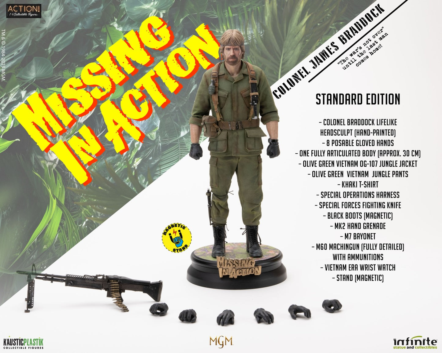 Colonel James Braddock 1/6 (Standard) - Missing in Action Kaustic Plastik