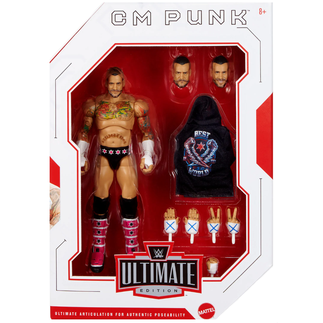 Cm Punk Ultimate Edition (Series 27) - Wwe Mattel