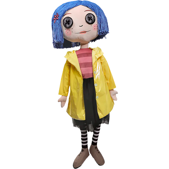 Coraline Ojos de Boton 1/1 - Coraline y la Puerta Cecreta Kidrobot Peluche