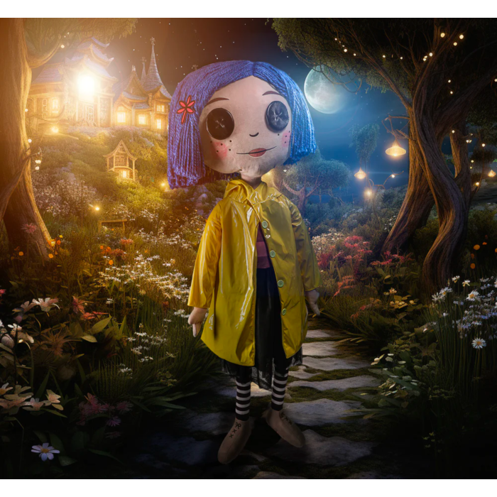 Coraline Ojos de Boton 1/1 - Coraline y la Puerta Cecreta Kidrobot Peluche