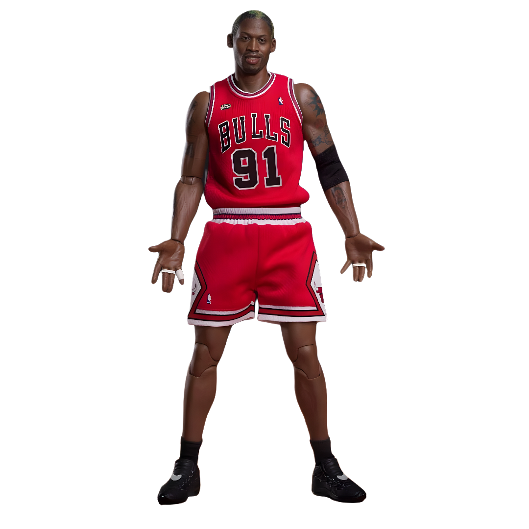 Dennis Rodman #91 1/6 - NBA Chicago Bulls Real Masterpiece Enterbay