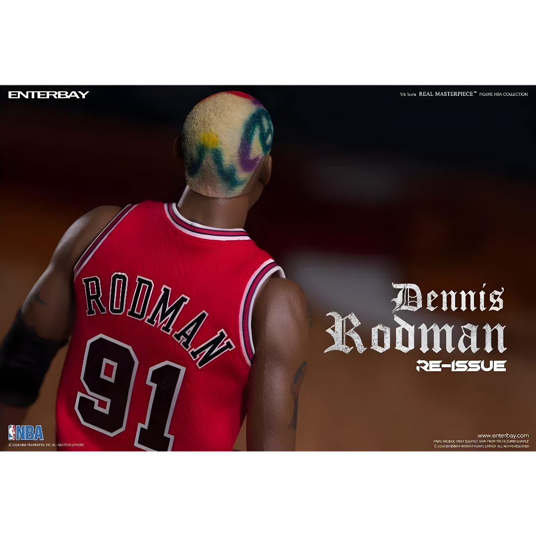 Dennis Rodman #91 1/6 - NBA Chicago Bulls Real Masterpiece Enterbay