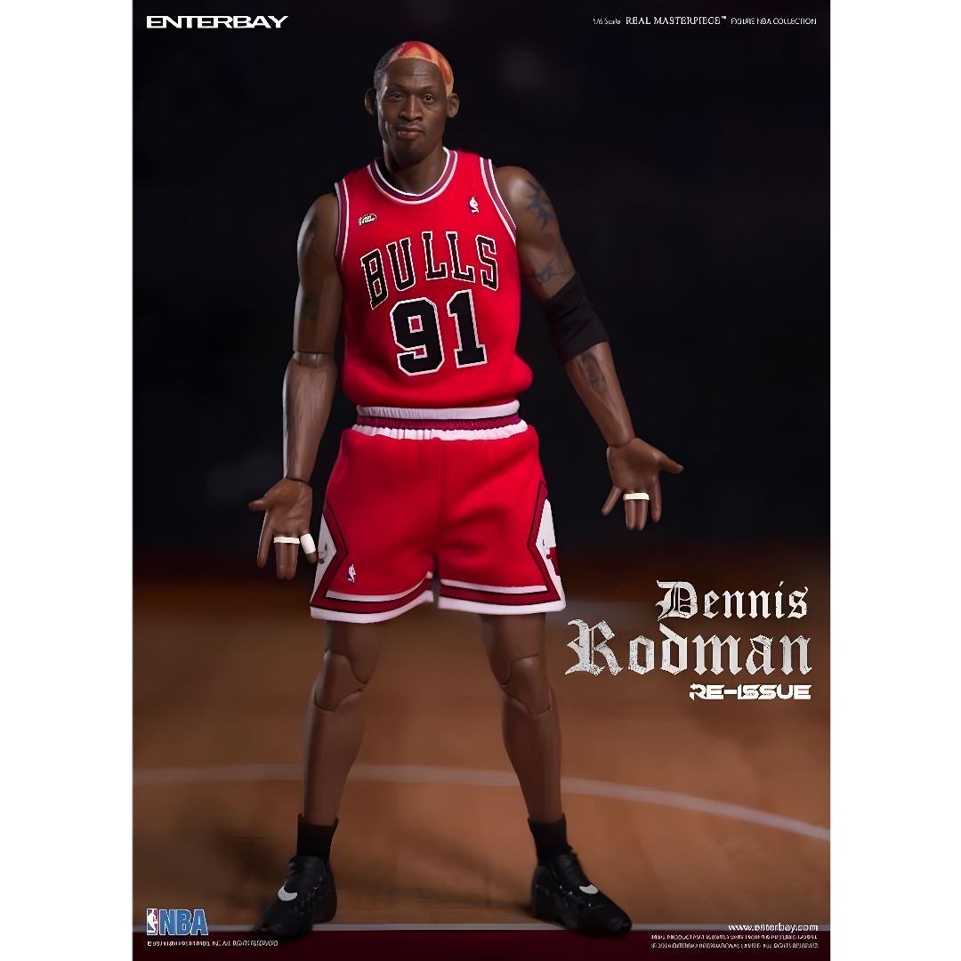 Dennis Rodman #91 1/6 - NBA Chicago Bulls Real Masterpiece Enterbay