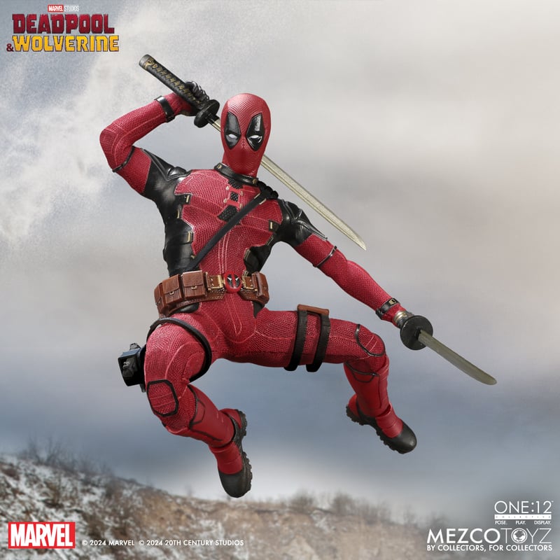 Deadpool Deluxe One:12 - Marvel: Deadpool and Wolverine Mezco Toyz