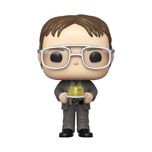 Dwight Schrute with Jello Stapler 1004 - The Office Funko Pop! Television