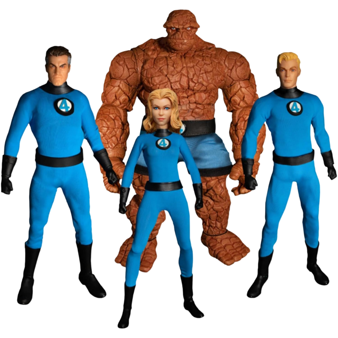 Fantastic Four Deluxe One:12 (Steel Boxed Set) - Marvel Mezco Toyz