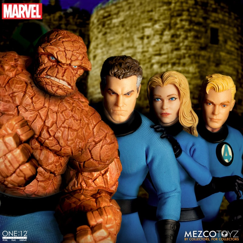 Fantastic Four Deluxe One:12 (Steel Boxed Set) - Marvel Mezco Toyz