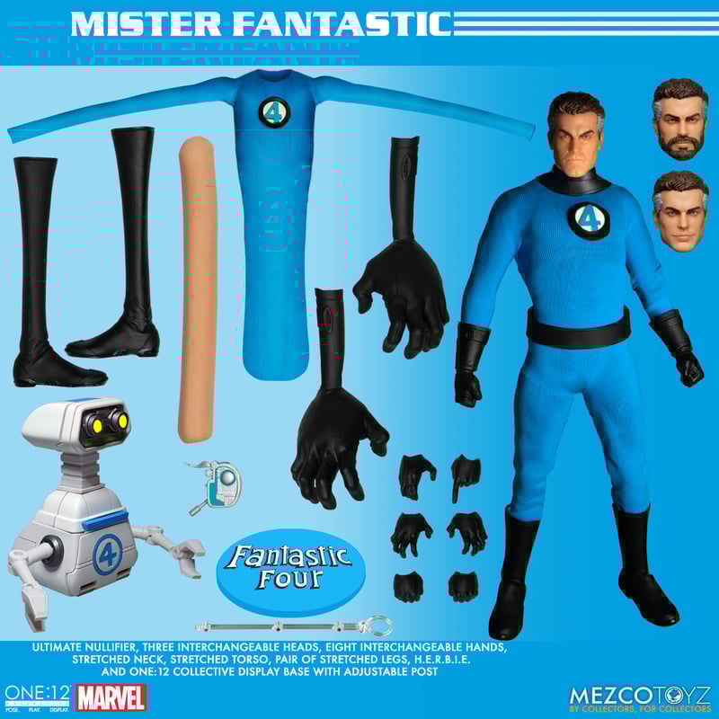 Fantastic Four Deluxe One:12 (Steel Boxed Set) - Marvel Mezco Toyz