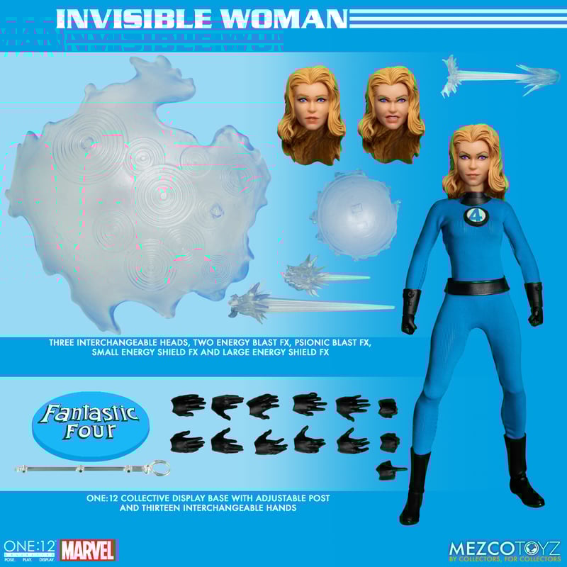 Fantastic Four Deluxe One:12 (Steel Boxed Set) - Marvel Mezco Toyz