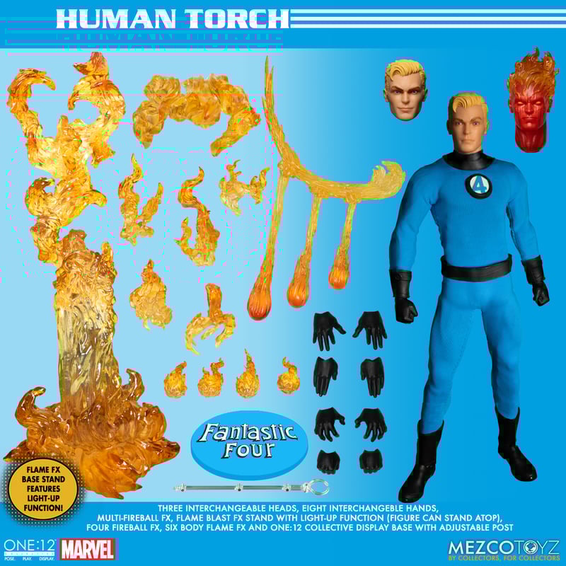 Fantastic Four Deluxe One:12 (Steel Boxed Set) - Marvel Mezco Toyz