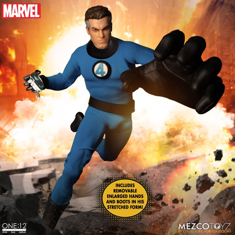 Fantastic Four Deluxe One:12 (Steel Boxed Set) - Marvel Mezco Toyz