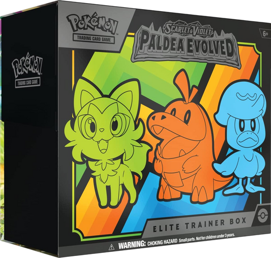 Paldea Evolved Elite Trainer Box Ingles (ETB)  - Scarlet & Violet: Pokemon TCG
