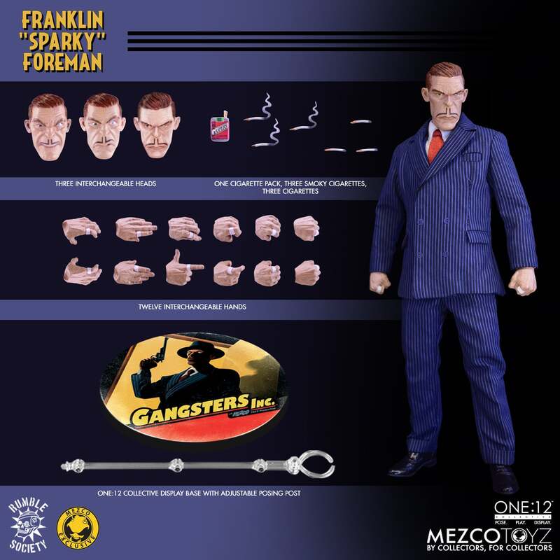 Franklin "Sparky" Foreman One:12 - Gangster Inc. Mezco Toyz Exclusive