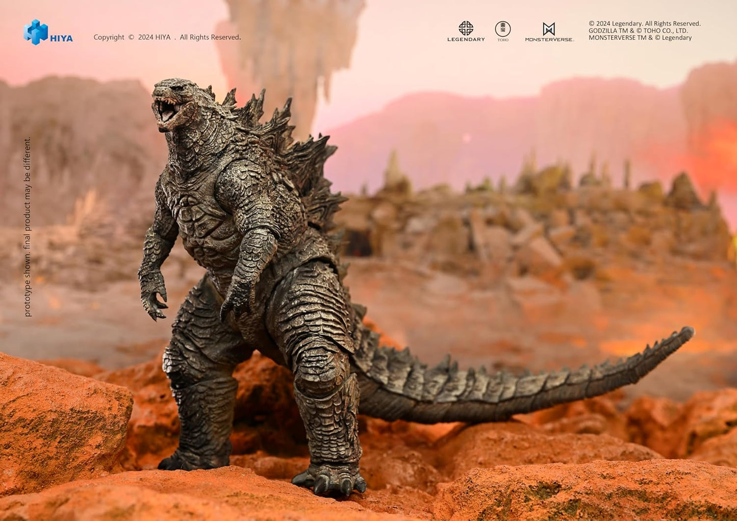 Godzilla Re-Evolved (Previews Exclusive) - Godzilla x Kong The New Empire Exquisite Basic Series Hiya (Copia)