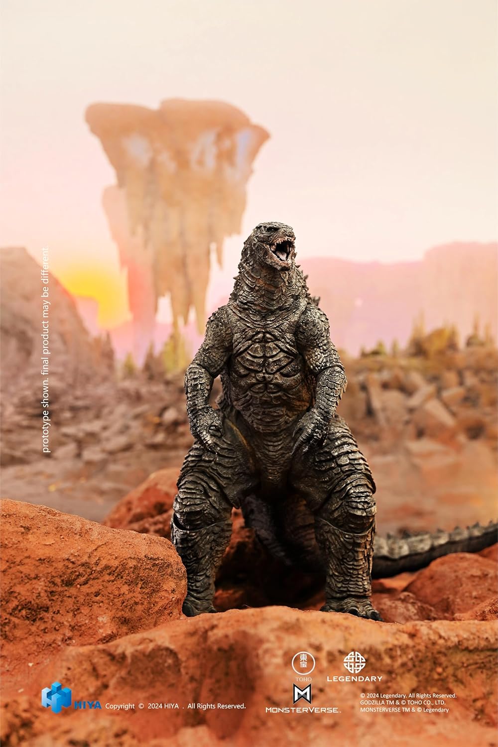 Godzilla Re-Evolved (Previews Exclusive) - Godzilla x Kong The New Empire Exquisite Basic Series Hiya (Copia)