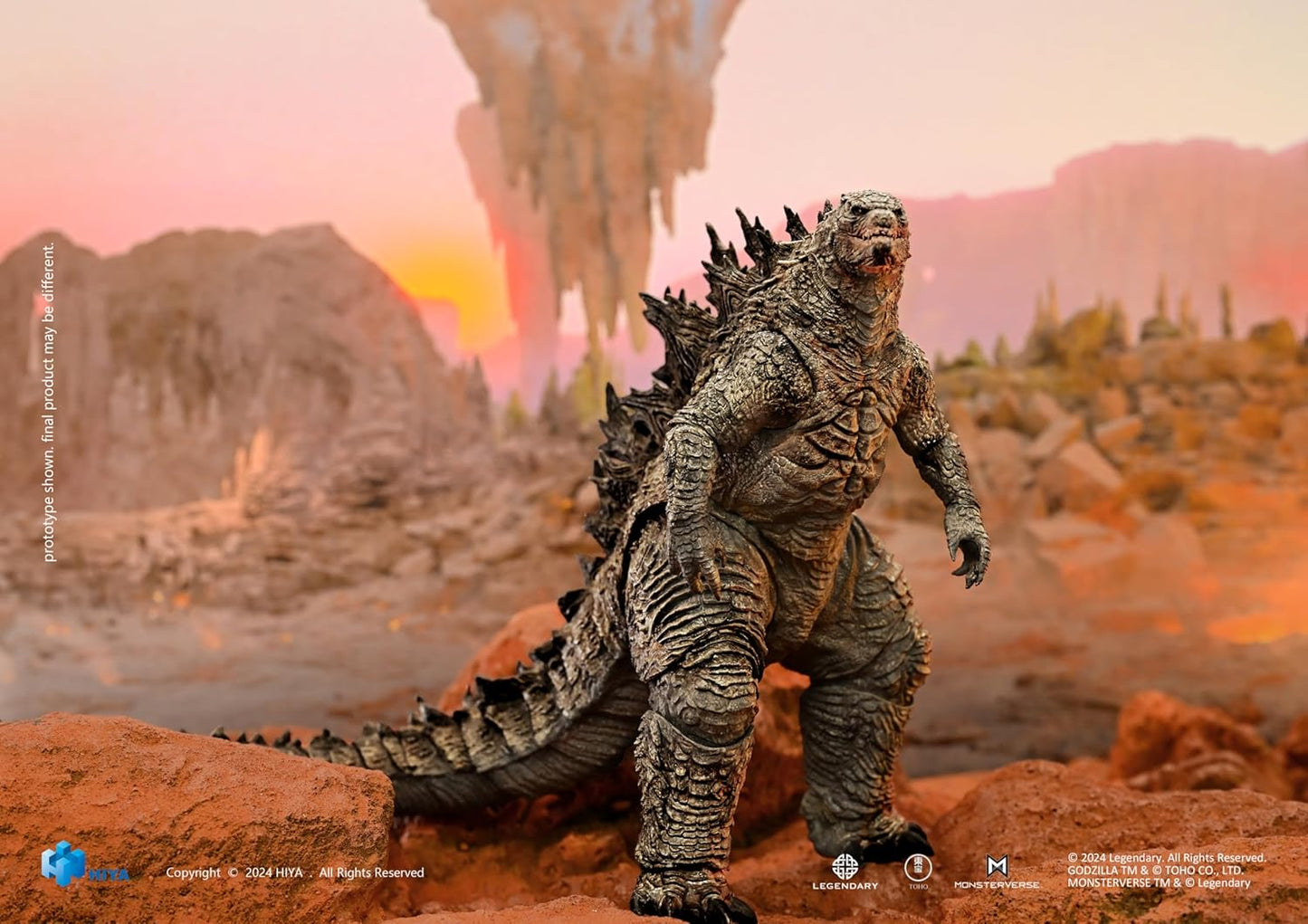 Godzilla Re-Evolved (Previews Exclusive) - Godzilla x Kong The New Empire Exquisite Basic Series Hiya (Copia)