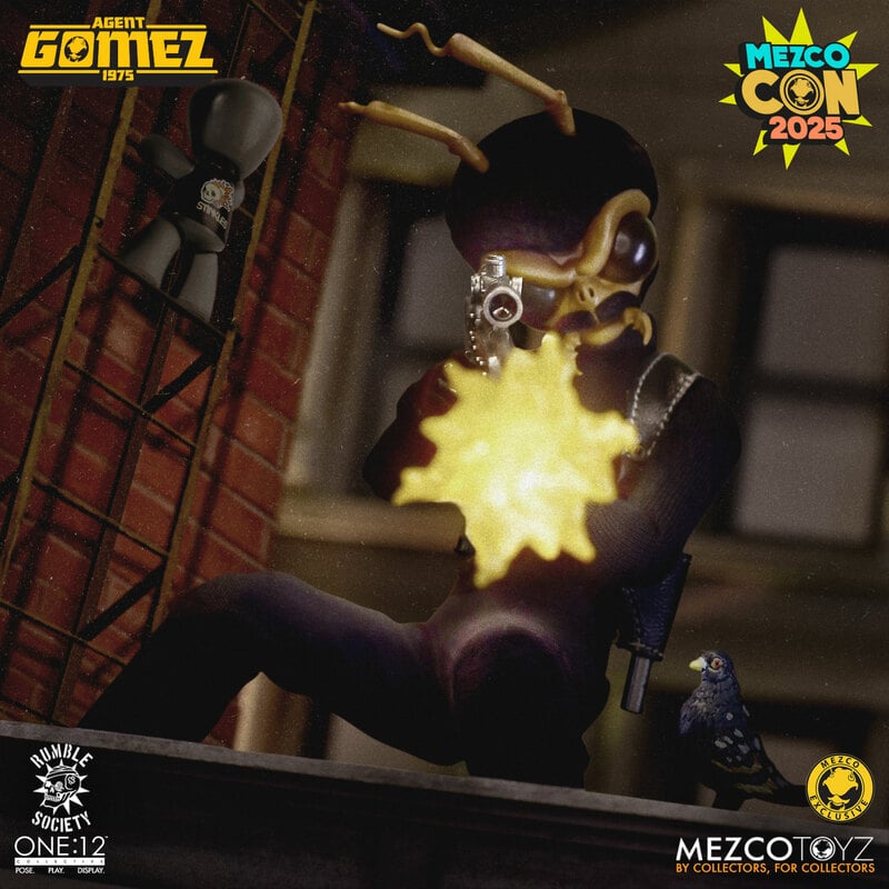 Agent Gomez 1975 One:12 (SDCC 2025) - Rumble of the Society Mezco Toyz Exclusive