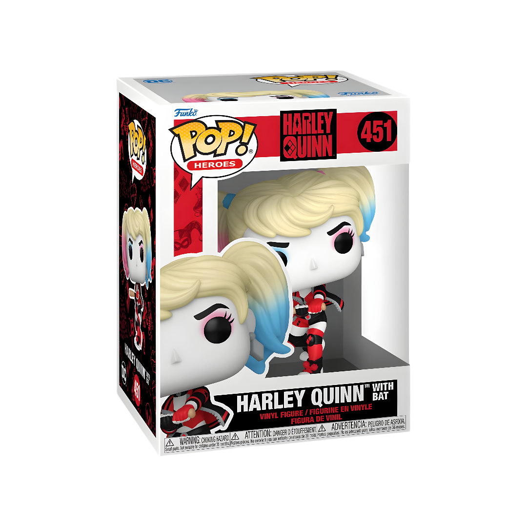 Harley Quinn with Bat 451 - Funko Pop! Heroes