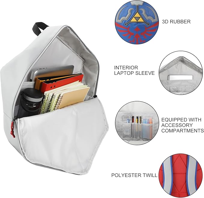 Hilyian Shield 3D Backpack - The Legends of Zelda Bioworld
