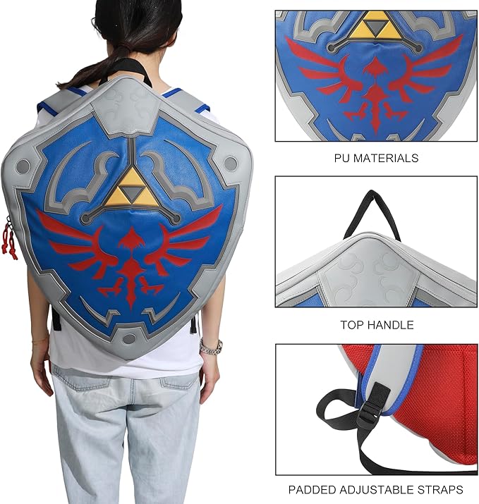 Hilyian Shield 3D Backpack - The Legends of Zelda Bioworld