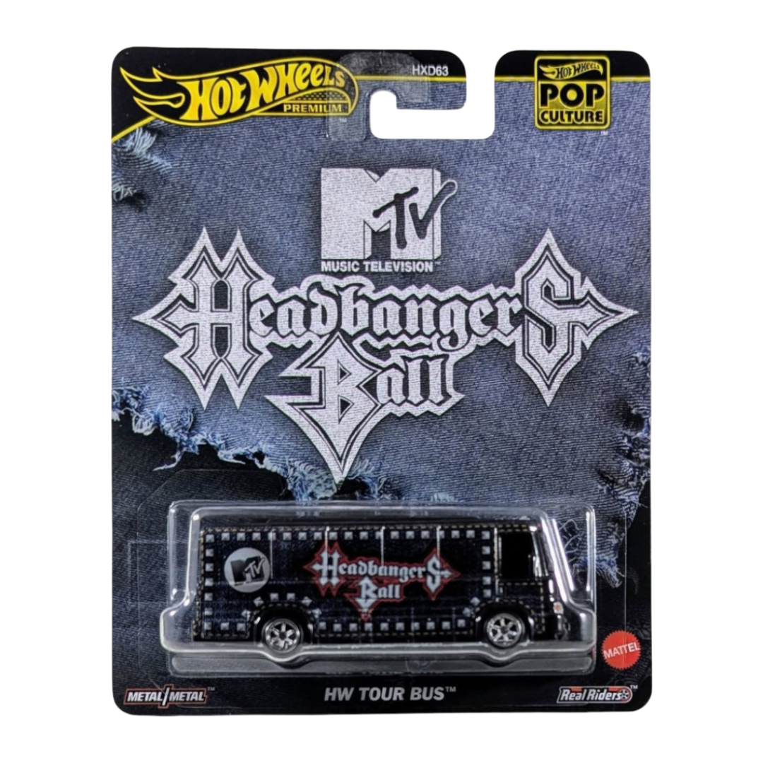 HW Tour Bus (2025) - Headbangers Ball Hot Wheels Premium Pop Culture