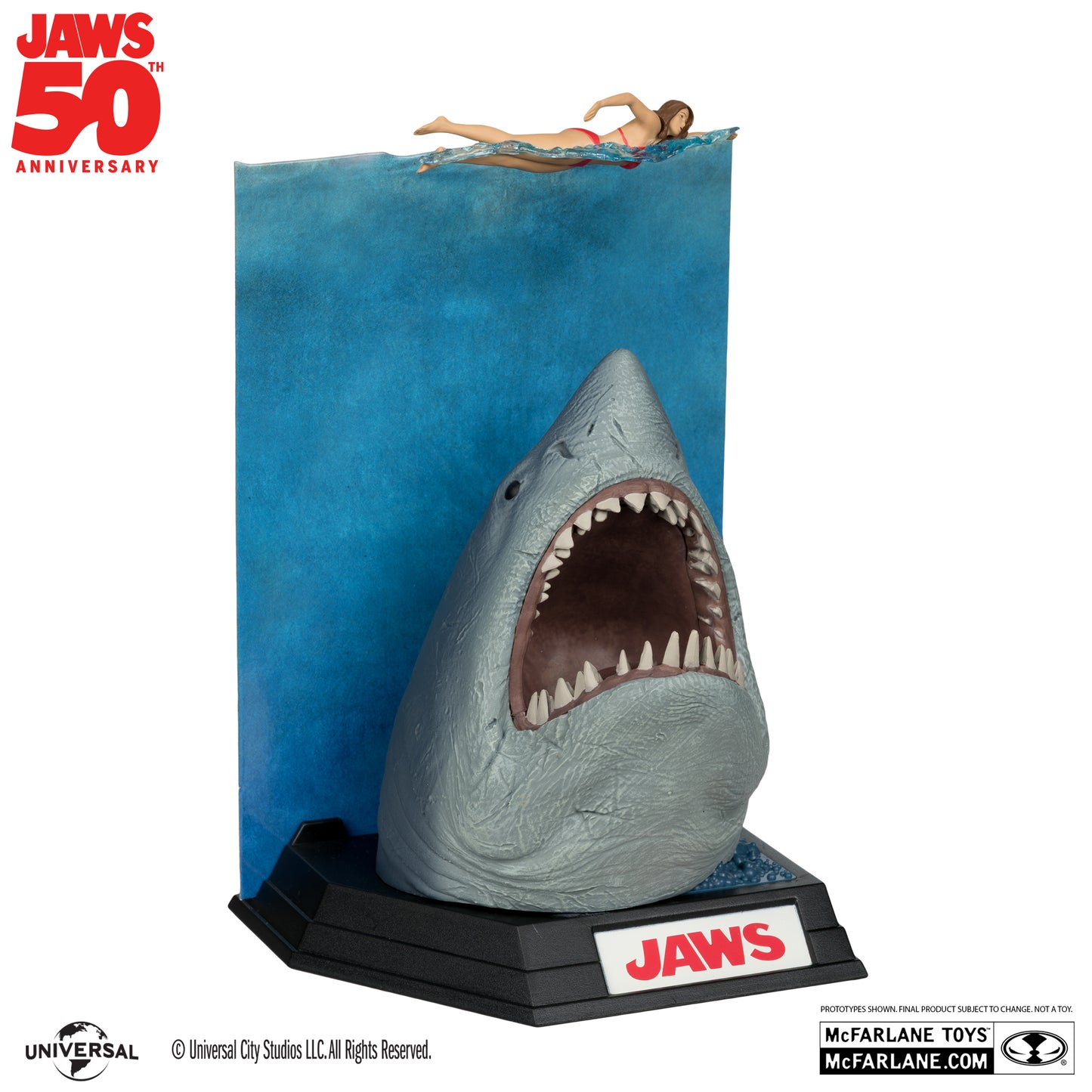 Jaws (50Th Anniversary) - Movie Maniacs: Jaws McFarlane