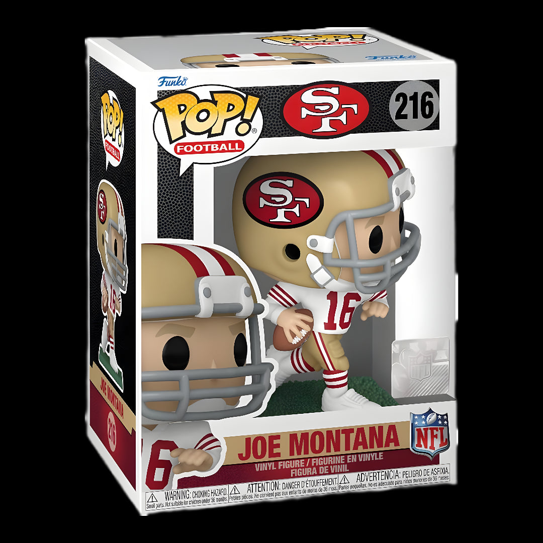 Joe Montana 49ers (Away) 216 - Funko Pop! Football