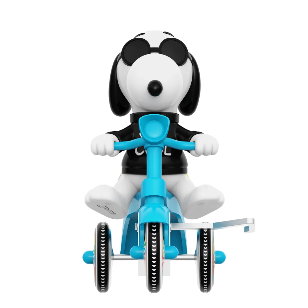 Joe Cool (Black w/ Blue Trike)  - Peanuts Super Cycles Super7 SDCC 2025