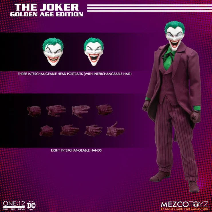 The Joker (Golden Age Edition) One:12 - Dc Comics Mezco Toyz