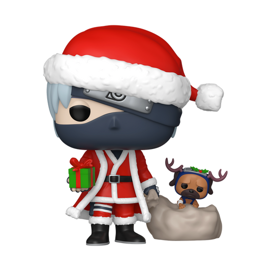 Kakashi Hatake with Pakkun (Holiday Outfit) 2050 - Funko Plus! Naruto Shippuden