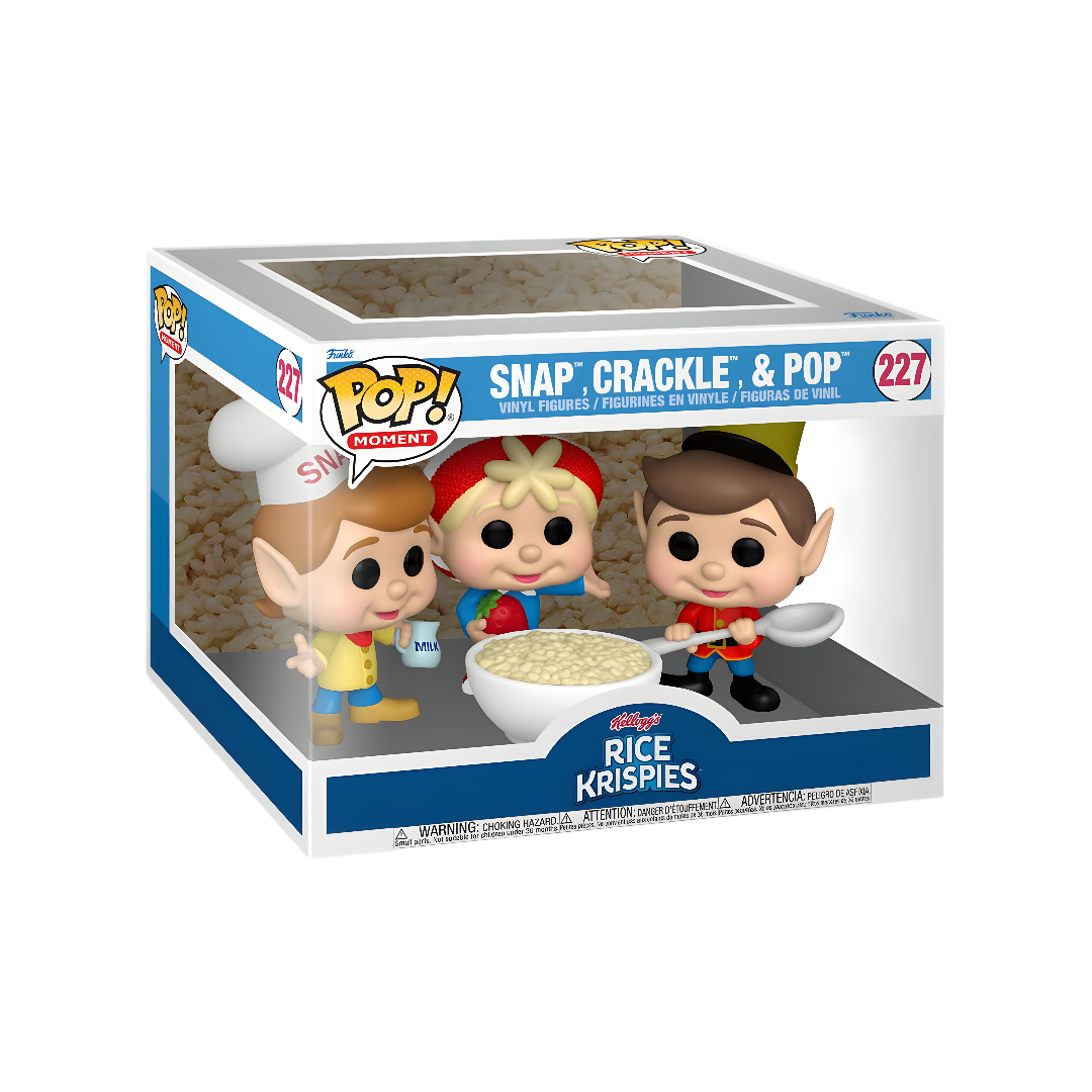 Kelloggs Rice Krispies Snap, Crackle and Pop 227 - Funko Pop! Moment