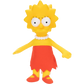 Lisa Simpson - Los Simpson Peluche Jakks Pacific