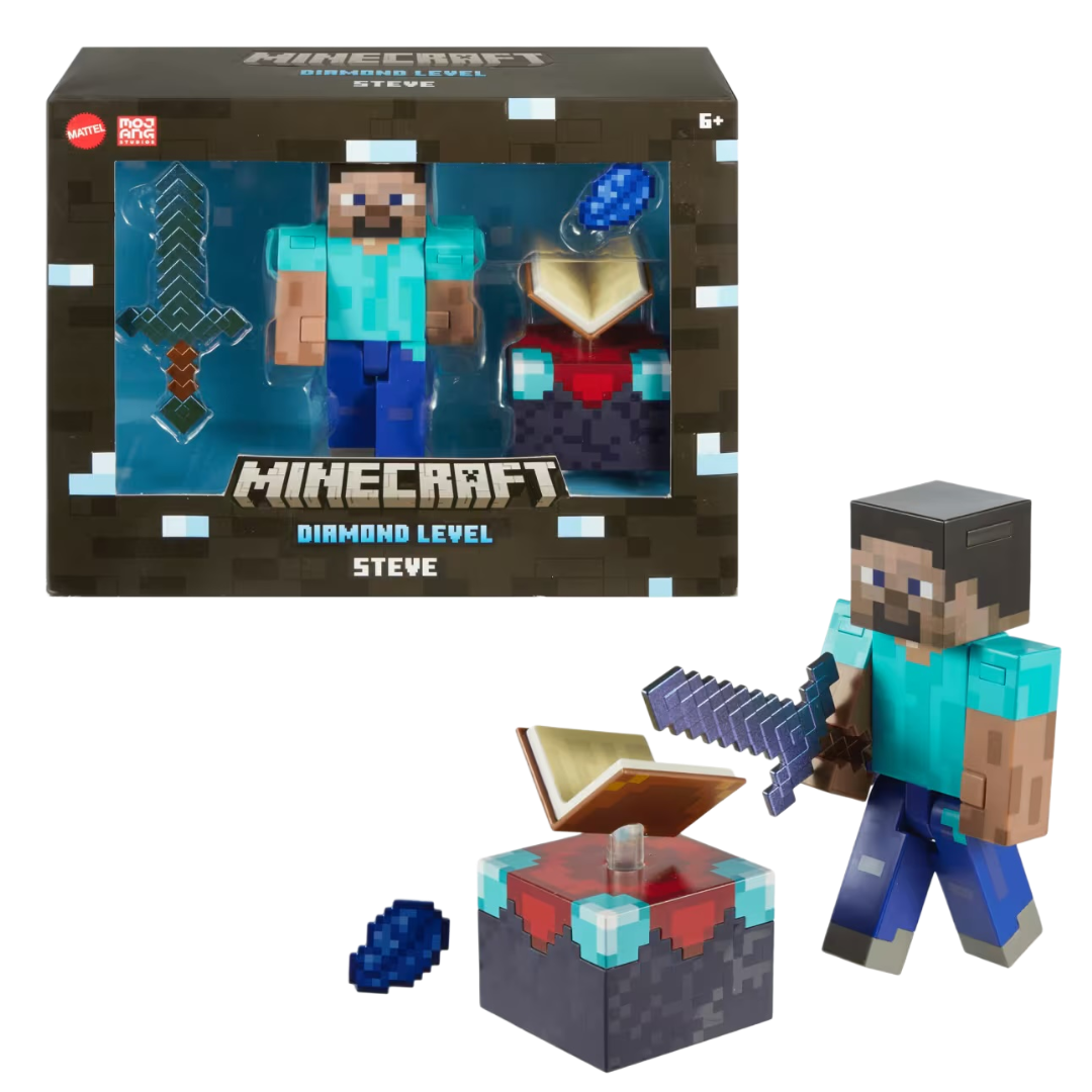 Steve - Minecraft Diamond Level Mattel
