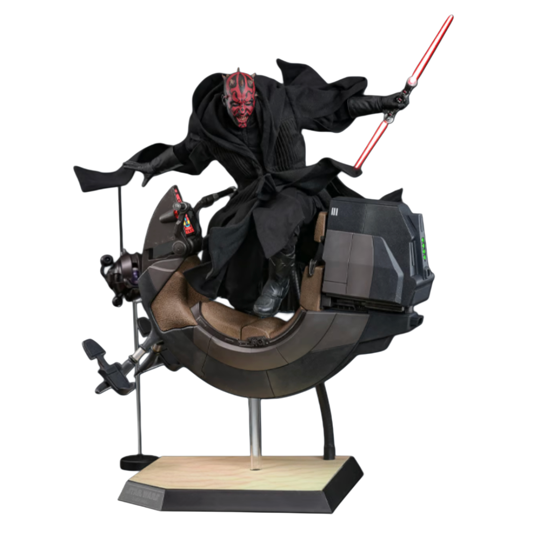 Darth Maul With Sith Speeder 1/6 - Star Wars Episode I: The Phantom Menace 25Th Anniversary Hot Toys
