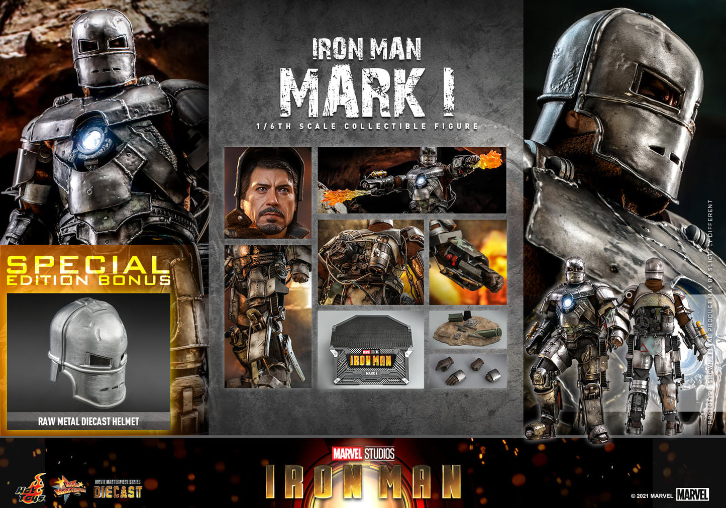 Iron Man Mark I S.E 1/6 Iron Man Hot Toys