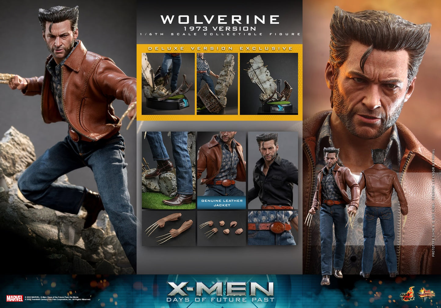 Wolverine (1973) Deluxe 1/6 - X-Men: Days of the Future Past Hot Toys