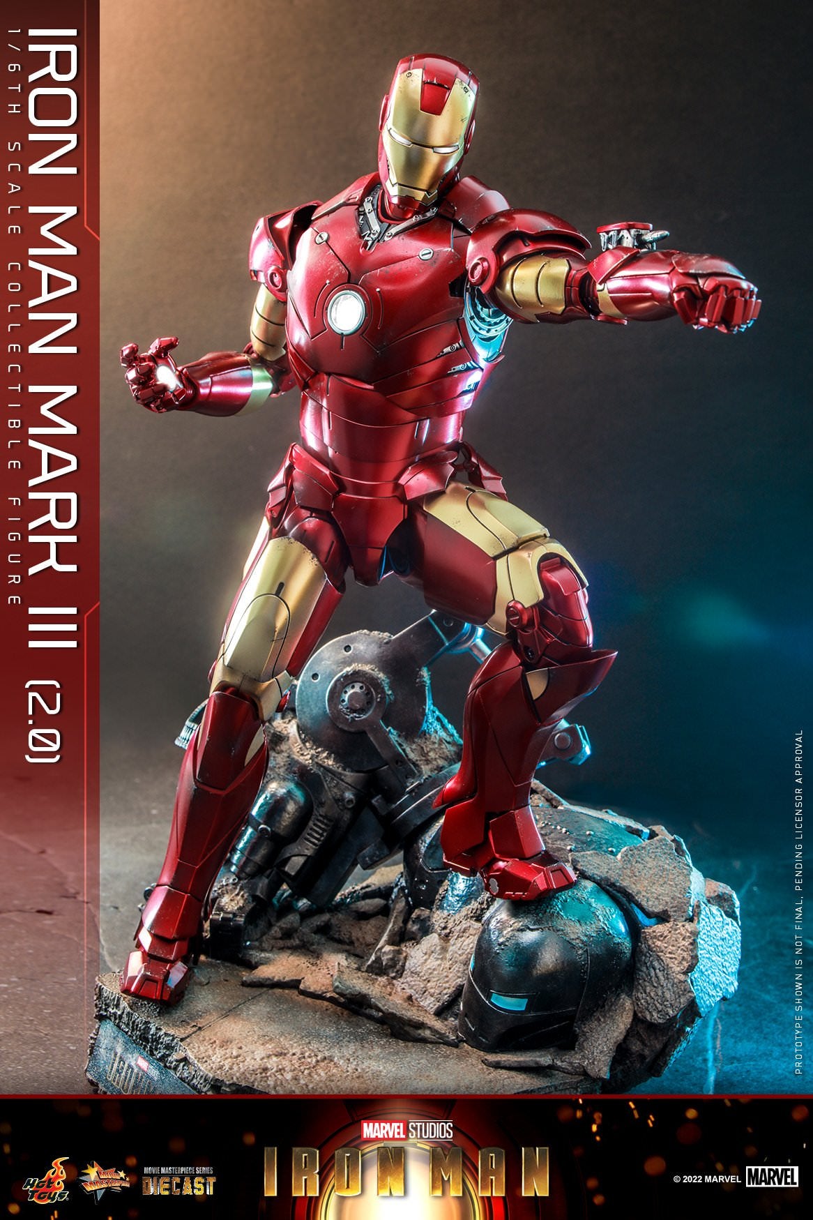 Iron Man Mark III (2.0) 1/6 Iron Man Hot Toys