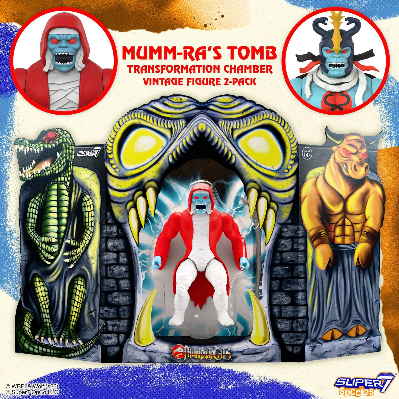 Mumm-Ra's Tomb (2-Pack) Vintage - Thundercats Super7 SDCC 2025