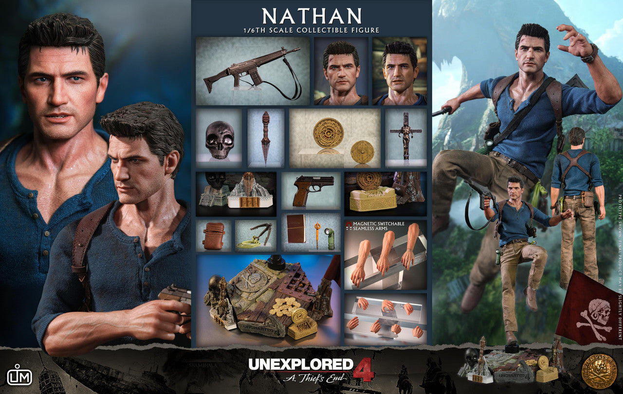 Nathan Drake (Reissue) 1/6 - Uncharted 4: a Thief's End Lim Toys