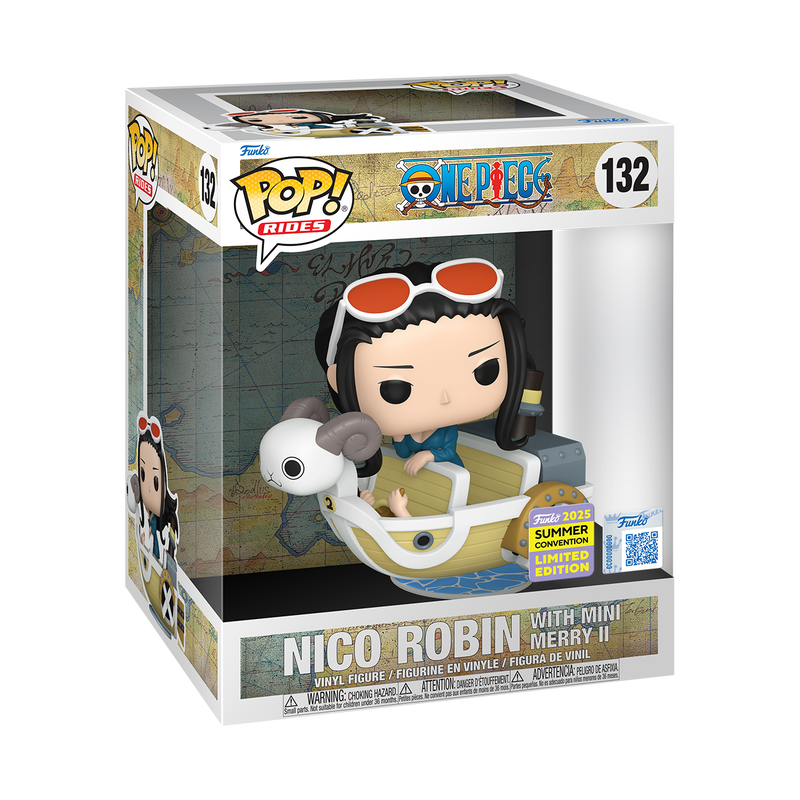 Nico Robin with Mini Merry II 132 (SDCC 2025) - Funko Pop! Deluxe Rides One Piece