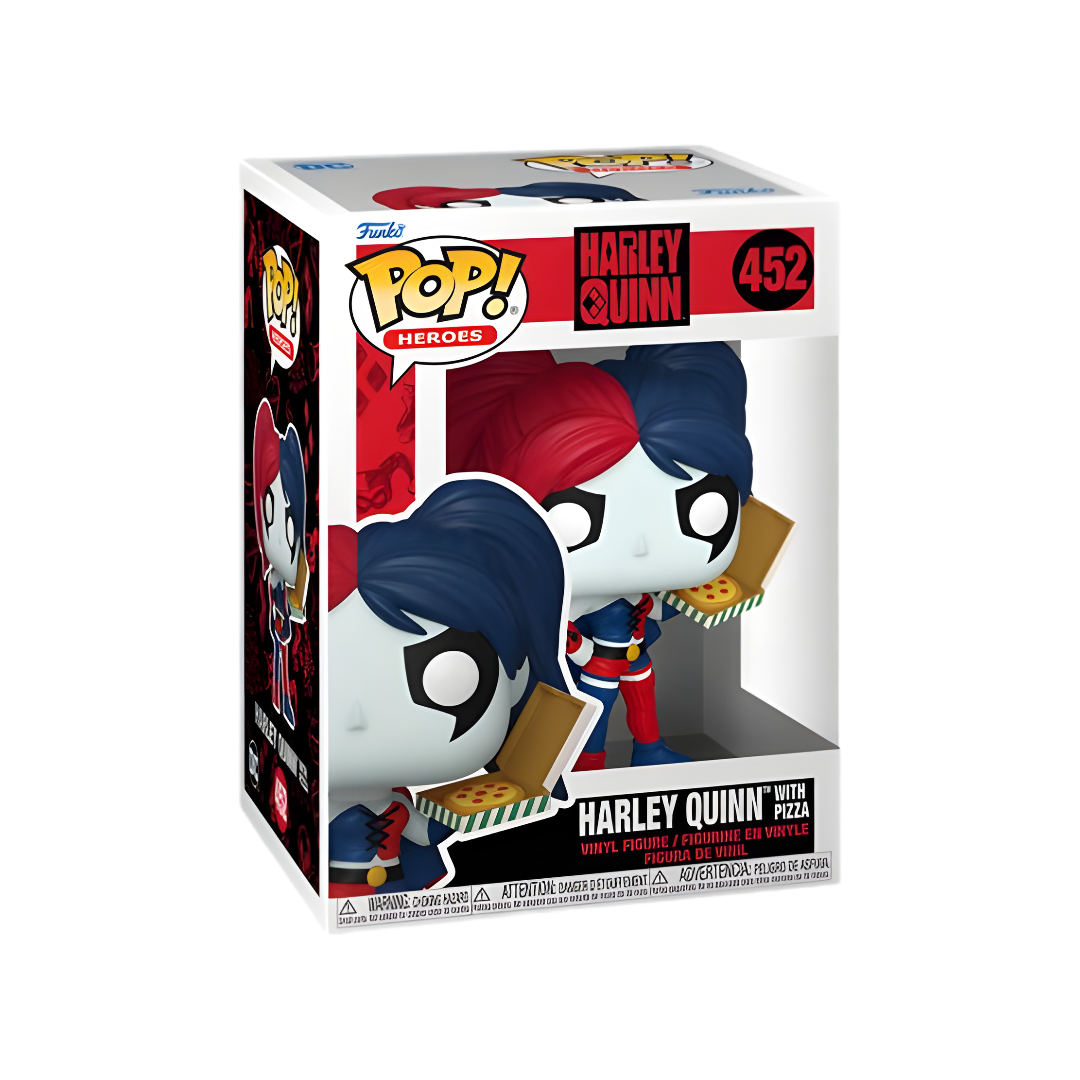 Harley Quinn with Pizza 452 - Funko Pop! Heroes