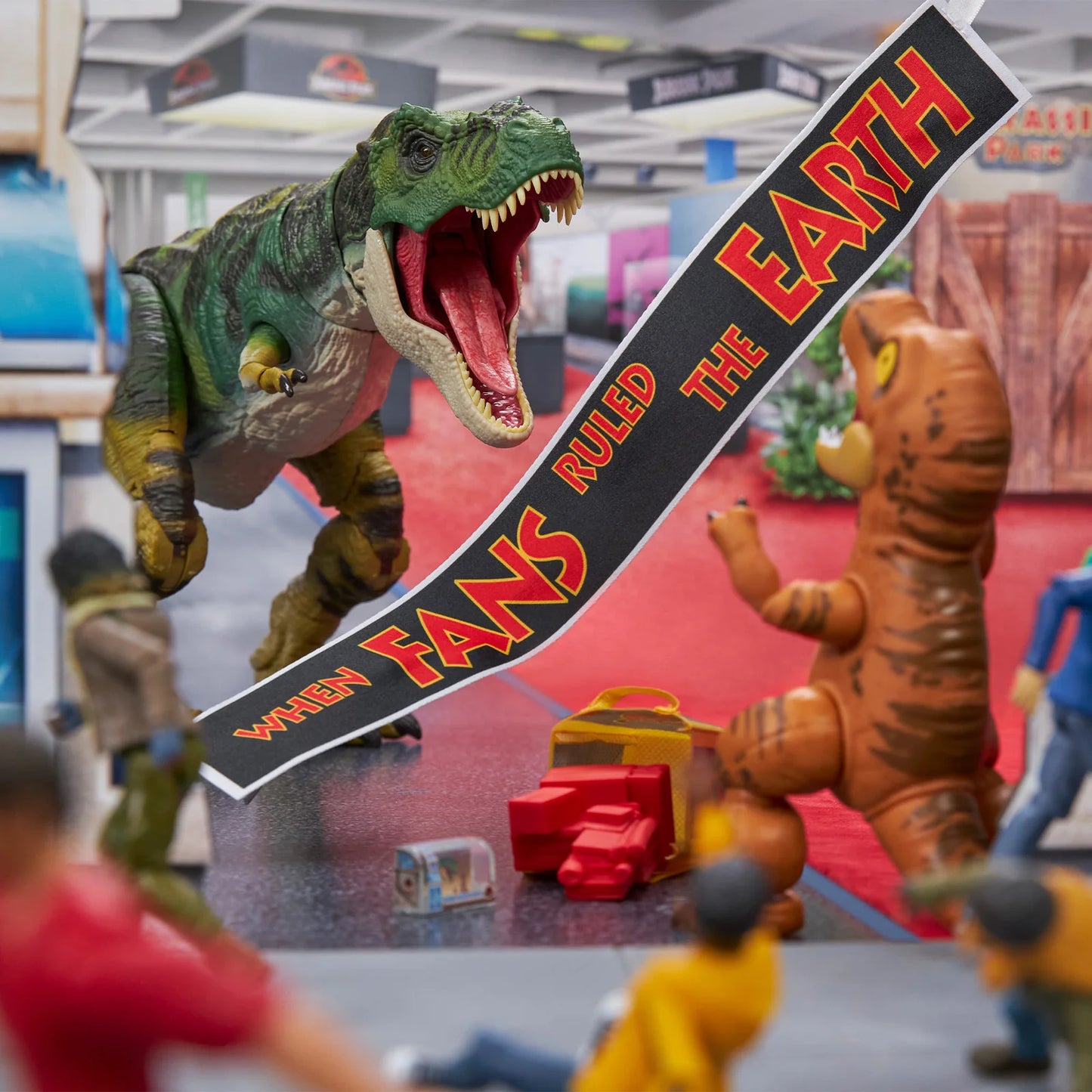Tyrannosaurus Rex Convention Crasher (Exclusive Design) - Jurassic World Mattel Creation SDCC 2025