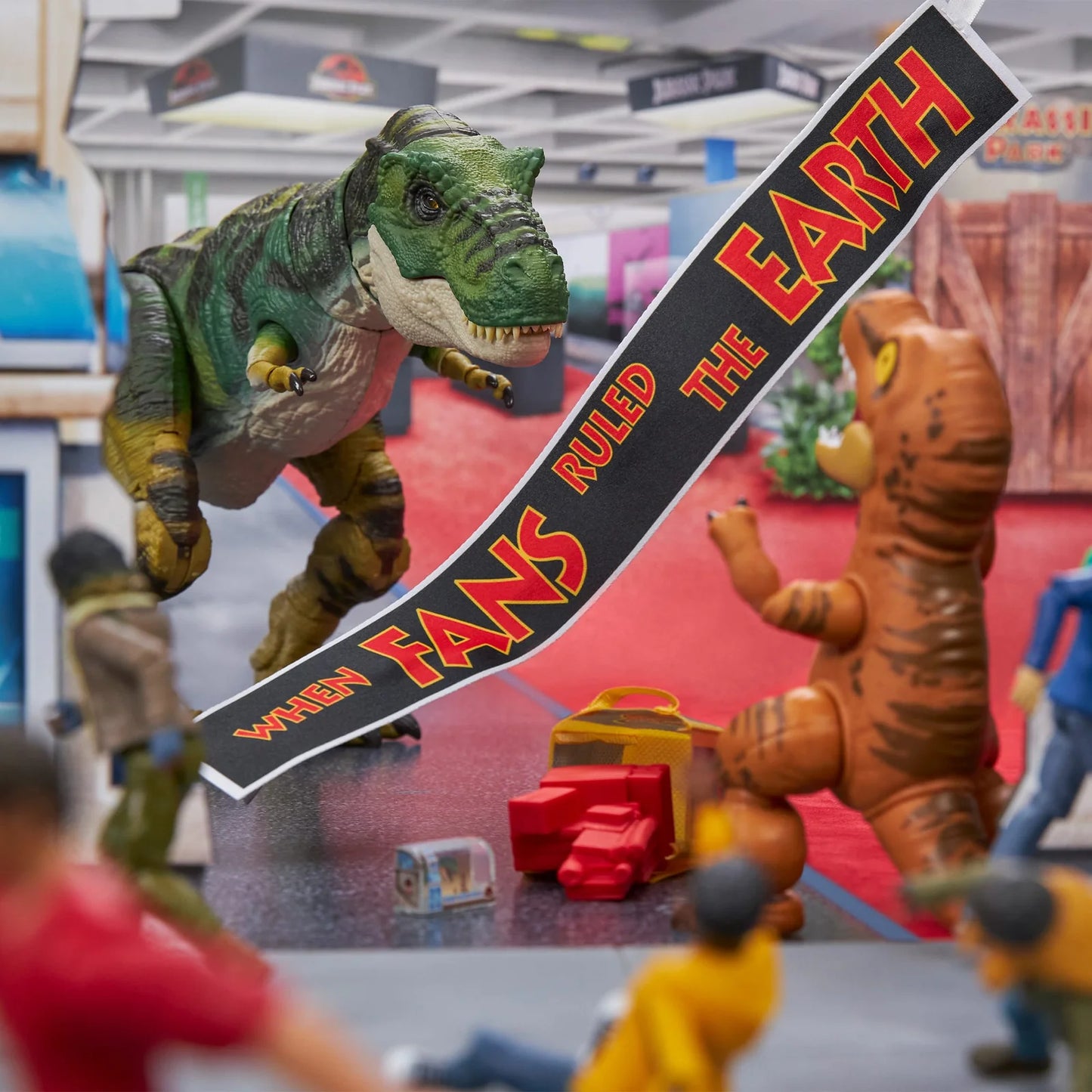 Tyrannosaurus Rex Convention Crasher (Exclusive Design) - Jurassic World Mattel Creation SDCC 2025