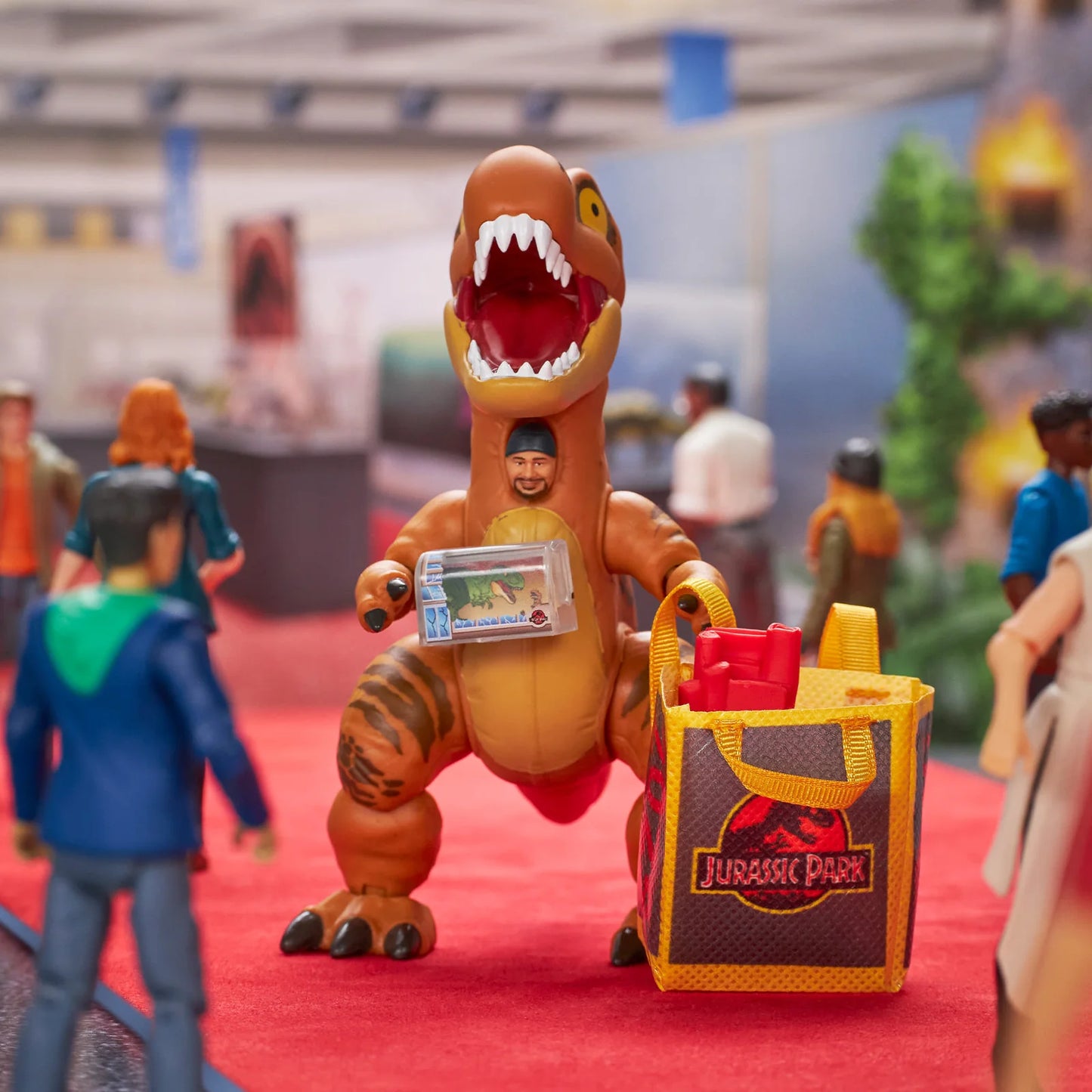 Tyrannosaurus Rex Convention Crasher (Exclusive Design) - Jurassic World Mattel Creation SDCC 2025