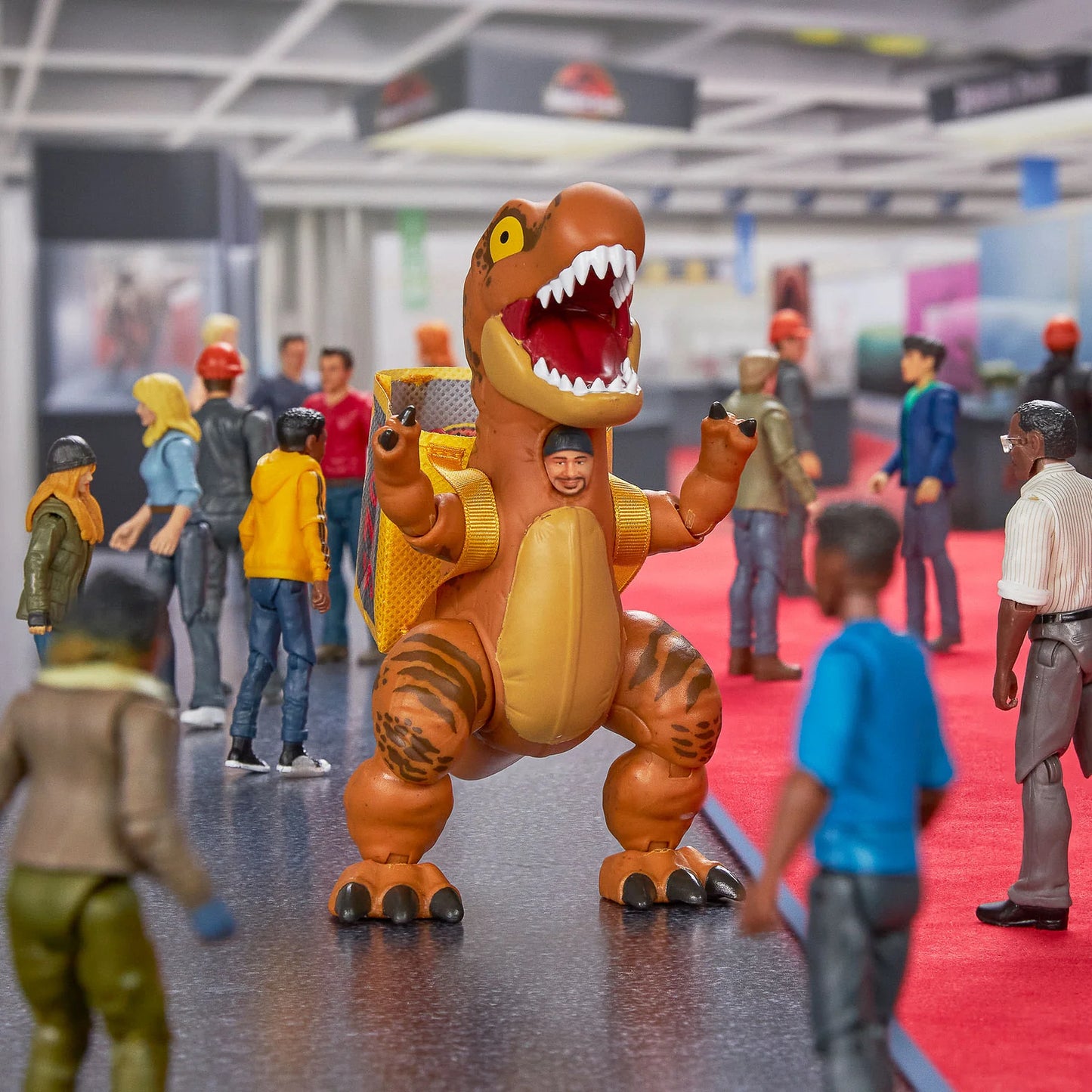 Tyrannosaurus Rex Convention Crasher (Exclusive Design) - Jurassic World Mattel Creation SDCC 2025