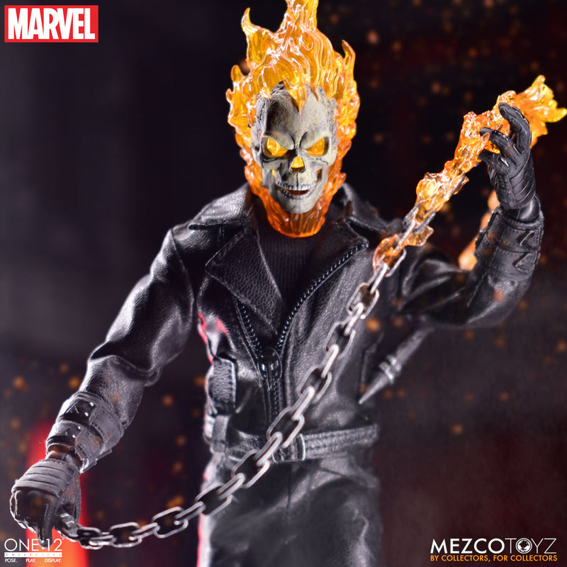 Ghost Rider & Hell Cycle Set One:12 - Marvel Comics Mezco Toyz